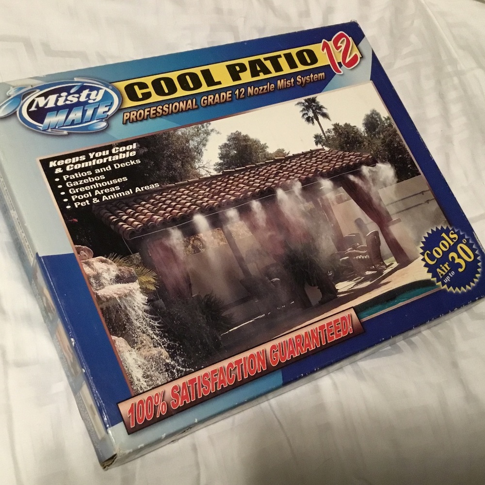 Misty Mate Cool Patio 12 Professional Grade 12 Nozzle Mist System - New in Box